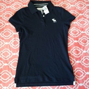 Abercrombie & Fitch Navy Polo
